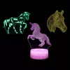 Manta SNL116RGB LED RGB 3D dekoratyvinė lempa su arkliais