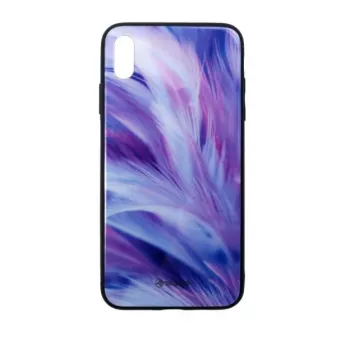 Dėklas Tellur Cover Glass Print iPhone XS Max – spausdintas stiklinis nugarėlės dangtelis