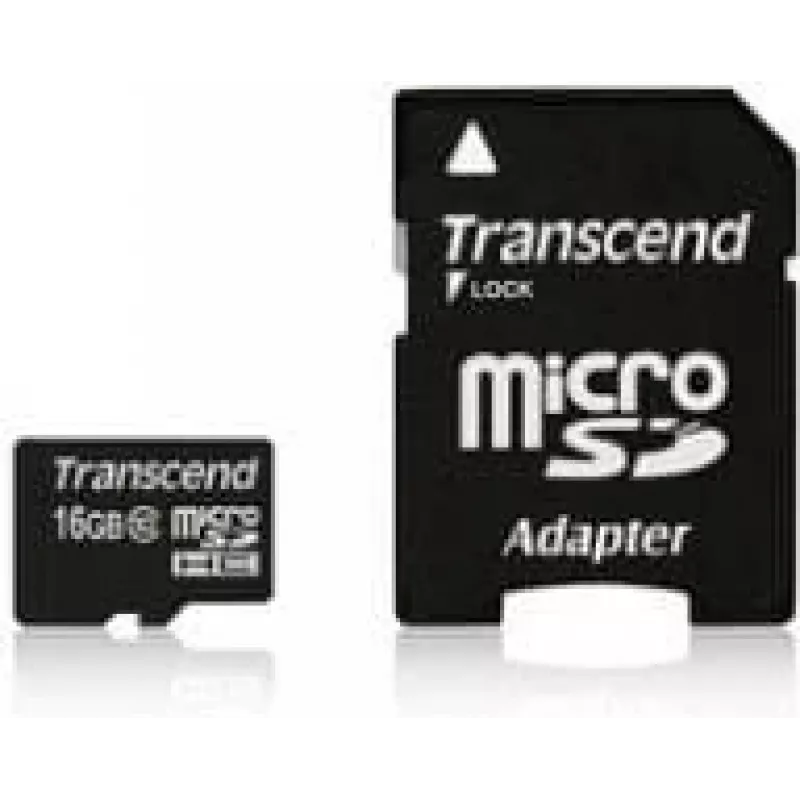 Flash atminties kortelė Transcend 16GB MicroSDHC UHS-I TS16GUSDU1