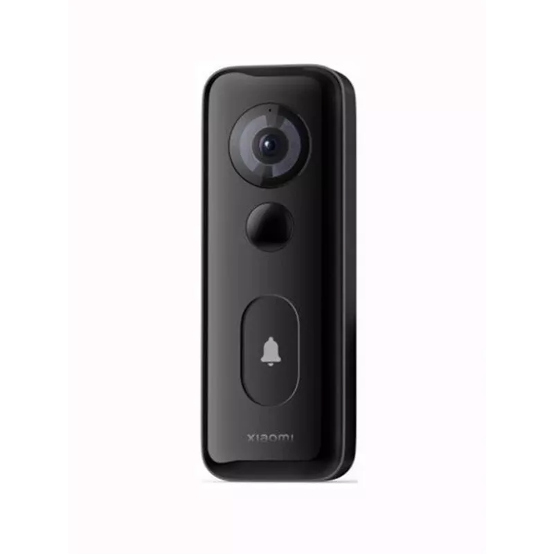 Sieninis vaizdo skambutis Xiaomi 3S, juodas, IP65, dvipusis garsas, laidinis ir belaidis Wi‑Fi 2,4 GHz, baterija/DC 5V