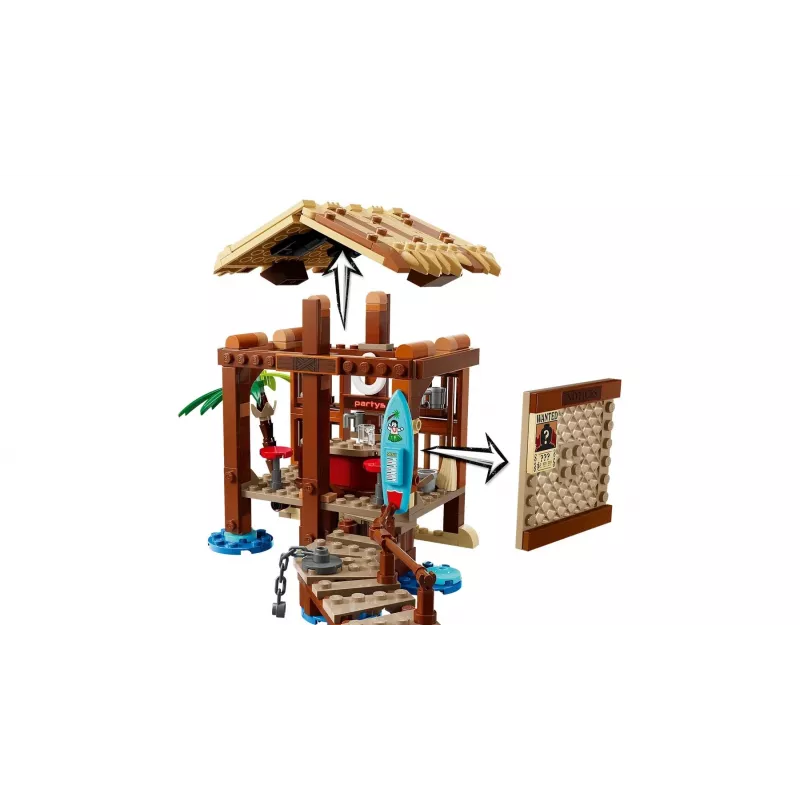 LEGO statybinis rinkinys One Piece 75636 Vėjo malūno kaimo trobelė, 299 dalių, 3 minifigūrėlės, 8+ metų