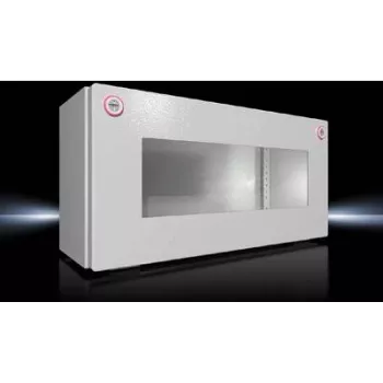 Elektros skydas Rittal 1610.000 – polikarbonato dangtis, plieninis pagrindas, IP65, 400×155×200 mm