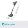 Akumuliatorinis kietų grindų valiklis AquaBrush Patio 18V P4A solo, pilkai/turquoise, be akumuliatoriaus ir įkroviklio, POWER FOR ALL ALLIANCE