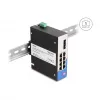 Nevaldomas komutatorius DeLOCK 88016 Gigabit Ethernet 8 prievadai 1 Gbit/s
