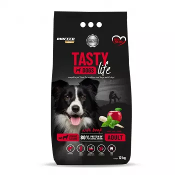 BIOFEED Tasty Life medium & large Beef - sausas šunų ėdalas - 12kg