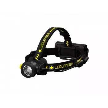 Priekinė lemputė ant galvos Led Lenser H15R Work Juoda Geltona