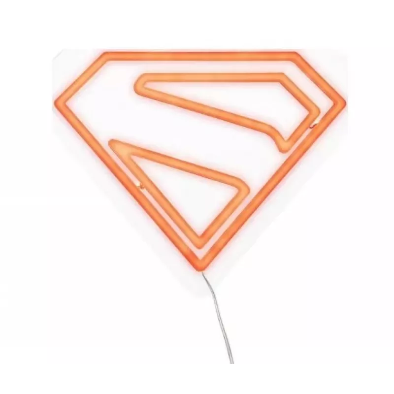 LED neoninė sieninė lempa Paladone Superman PP14478SMTVN, dekoratyvinis sienos ženklas