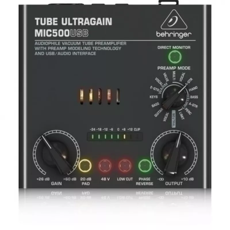 Behringer MIC500USB garso išankstinis stiprintuvas