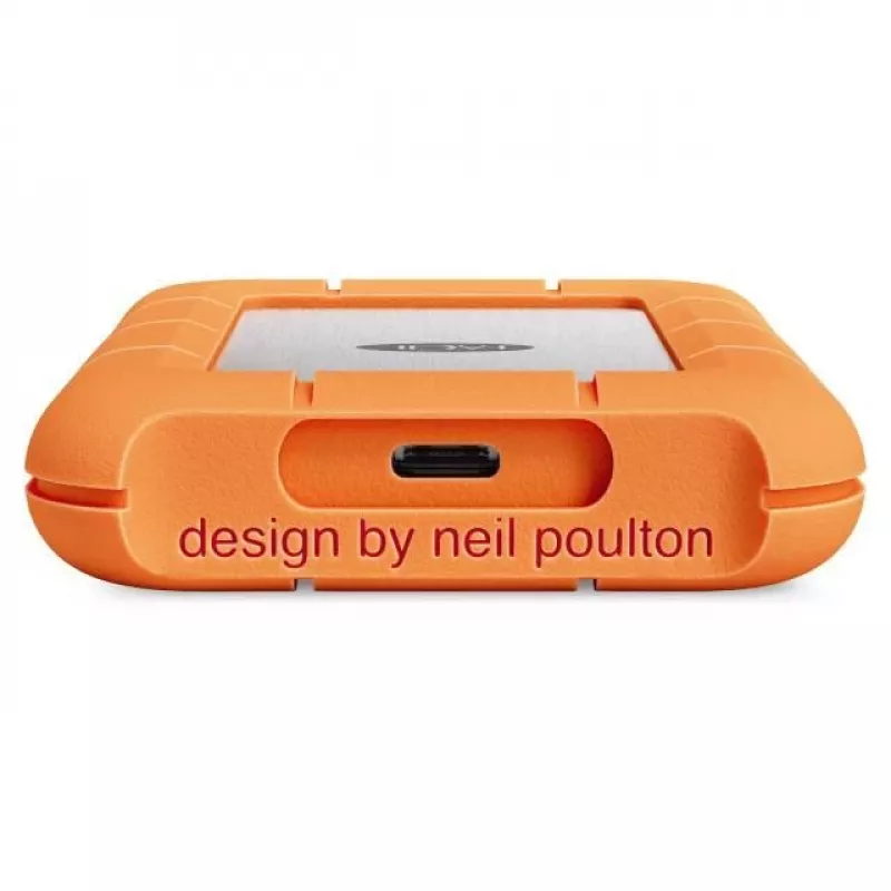 Išorinis kietasis diskas LaCie STND1000400 1TB USB Type-C 3.2 Gen 1 pilka oranžinė