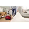 Siurblys Bosch BGB 41RD3H — 600 W, 4 L dulkių maišas, HEPA filtras, 11 m spindulys, teleskopinis vamzdis, raudonas