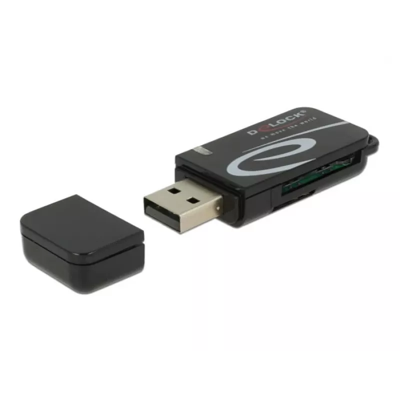 Card Reader DeLOCK Mini USB 2.0 su SD ir Micro SD lizdu