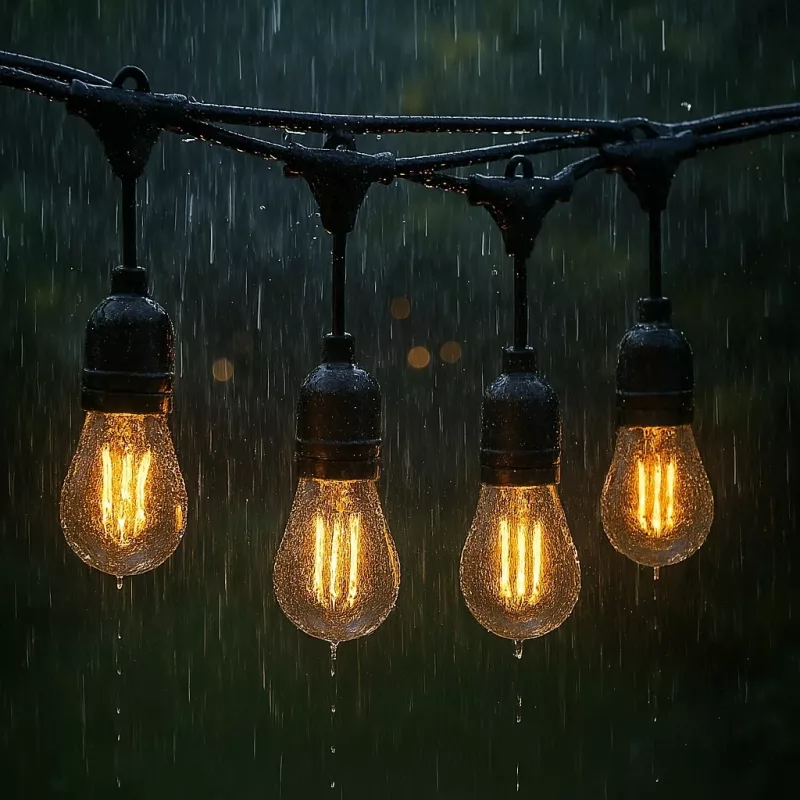 Lauko girlianda Lite bulb moments Extralink 10 m, 10 lempučių, sodo girlianda