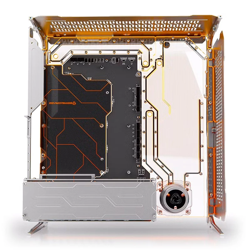 Kompjuterio korpusas Triton Spectre Integra-M Elite – Singularity Computers – sidabrinis