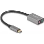 Išorinė USB garso kortelė DELOCK 67071 — 16 bitų, 48 kHz, 3,5 mm ausinės, aliumininis korpusas, 0,15 m laidas