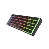 Žaidimų klaviatūra GENESIS THOR 660 G2 US juoda belaidė mechaninė RGB Gateron Brown