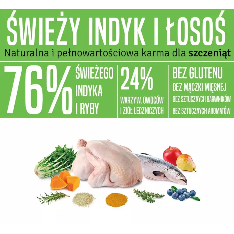 ARQUIVET Fresh Puppy Turkey and Salmon - pusiau drėgnas ėdalas šuniukams - 10kg