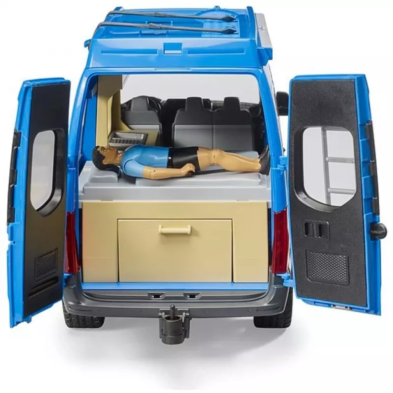 BRUDER Camper MB Sprinter 02684 su vairuotoju – plastikinis modelis