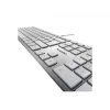 Klaviatūra CHERRY KC 6000 SLIM USB QWERTZ vokiška sidabrinė