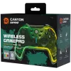 CANYON žaidimų pultas Brighter GPW-02 Belaidis Bluetooth + 2.4 GHz Skaidrus