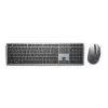 Belaidis klaviatūros ir pelės rinkinys Dell KM7321W Titan Grey su baterijomis