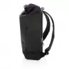 Kuprinė XDDESIGN Urban Lite Black — 21 L (išplečiama iki 27 L), 15,6 col. nešiojamojo kompiuterio skyrius, vandeniui atspari, su lagamino diržu