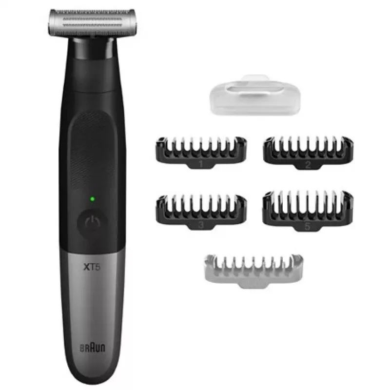 Braun XT5100 Series X hibridinis plaukų, barzdos ir kūno kirpimo aparatas, juodas, šlapiam ir sausam naudojimui, veikia iki 60 min.