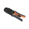 Extralink RJ45 užspaudimo įrankis 4P+6P+8P su reketu, 1 vnt.