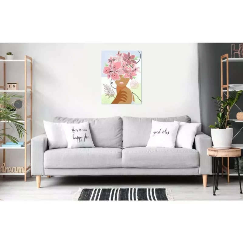 Piešimo pagal skaičius rinkinys Ravensburger CreArt Flowers on my Mind 23908 – kūrybinis dažymo rinkinys suaugusiems ir paaugliams