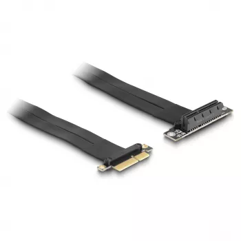 DeLOCK Riser Card PCI Express x4 kištukas į x4 lizdą 90° kampu su 30 cm kabeliu