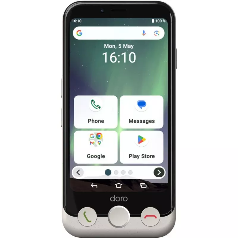 Išmanusis telefonas Doro Aurora A10 4,5 colio 4 GB RAM 64 GB Juoda Balta
