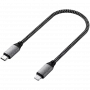 Satechi ST-TCL10M USB-C / Lightning laidas 0,25 m juodai pilkas