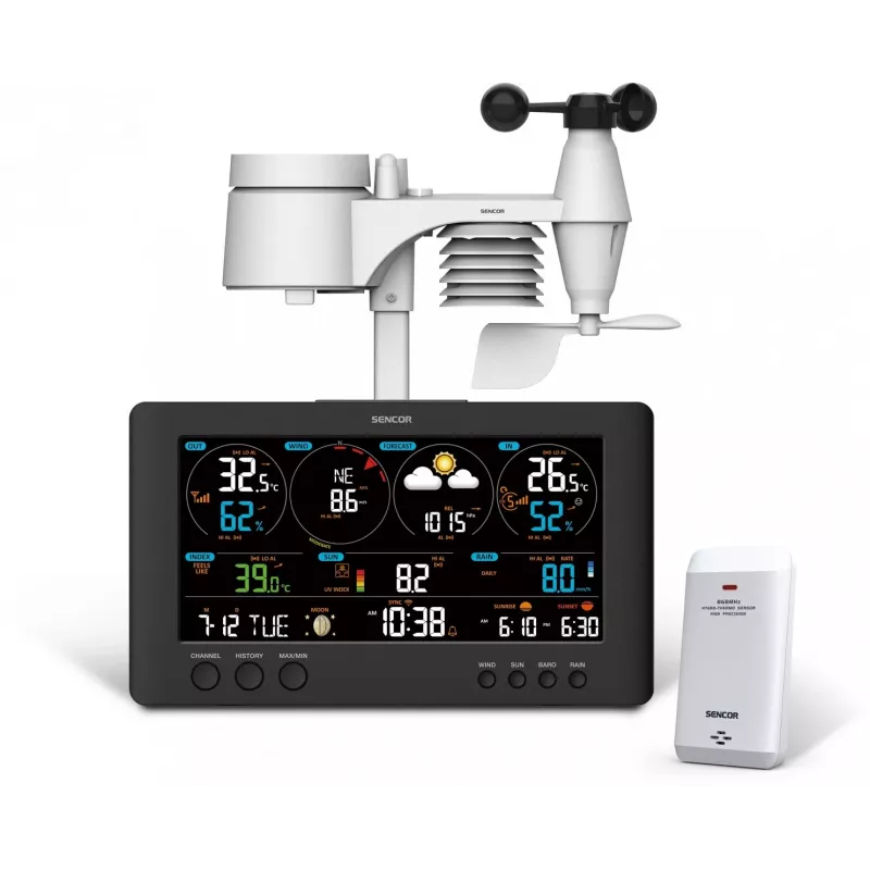 SENCOR SWS 12500 WiFi PRO belaidė meteorologinė stotis