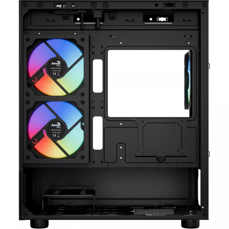 Kompaktiškas kompiuterio korpusas Micro/Mini-ITX AEROCOOL Geh Viewport Mini-G-BK-v4 ARGB juodas