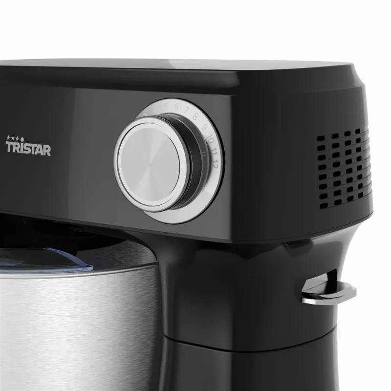 Tristar MX-4870 virtuvės mašina, 800 W, 4,5 L nerūdijančio plieno dubuo, juoda