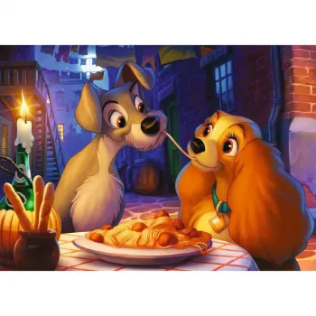 Dėlionė Disney Collector's Edition - Ledis ir Valkata (1000 dalių)