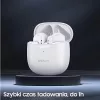 Belaidės ausinės Usams TW S 5.0 IA Series balta