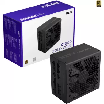 NZXT C1000 Gold Core, 1000 W, juodas, maitinimo blokas