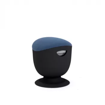 Ergonomiškas balansinis suoliukas Up Up Seul Black, D47 Blue audinys