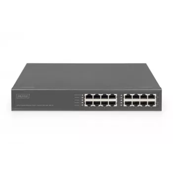 Digitus 8 prievadų Gigabit Ethernet PoE įpurškiklis, 802.3bt, 250 W