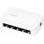LogiLink tinklo jungiklis 5 RJ45 prievadai Gigabit plastikinis korpusas baltas