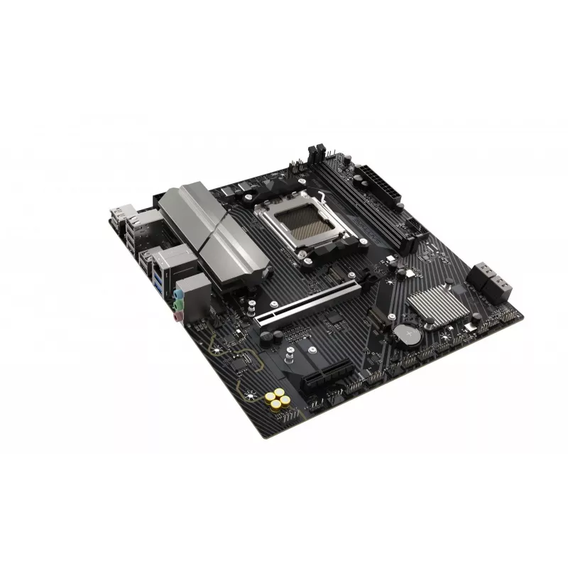 Pagrindinė plokštė Sapphire B650M-E (AMD B650) micro ATX, Socket AM5, DDR5, 2x DIMM, 96GB, 2x M.2 (PCIe5/4), 4x SATA III, 2.5Gb LAN