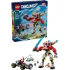LEGO DREAMZZZ 71497 Cooperio Tigro Mechas ir Zero Hot Rod Automobilis