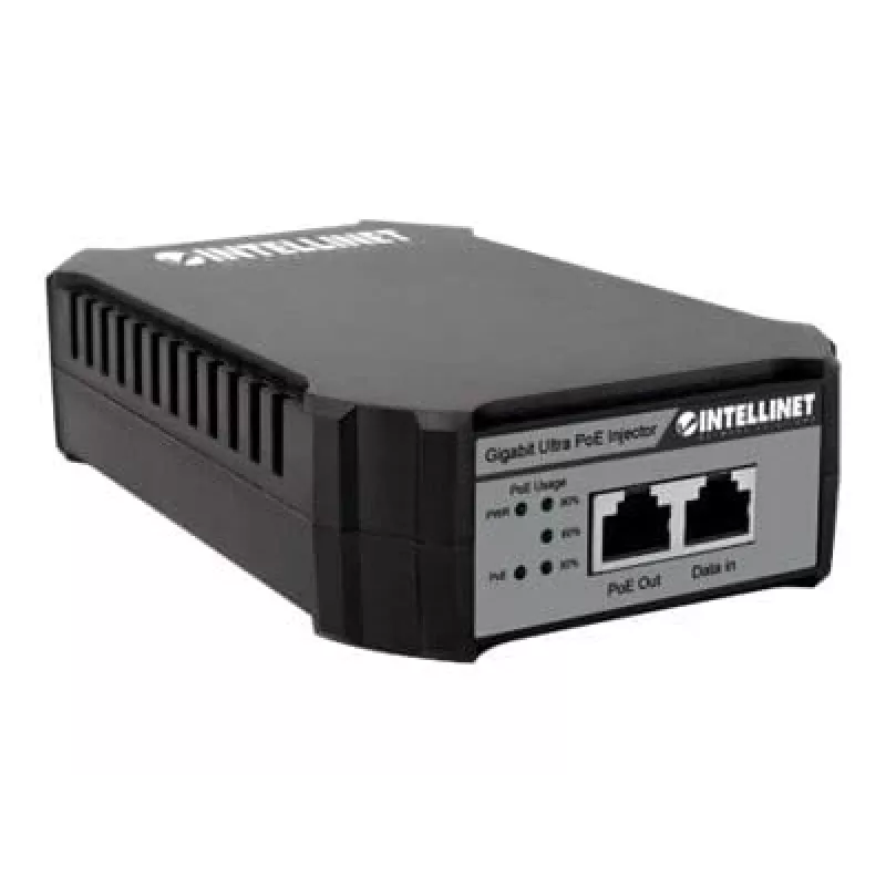 Intellinet Gigabit PoE++ Injector, 95 W prievadas, IEEE 802.3bt (4PPoE), plastikinis korpusas, montavimas ant sienos