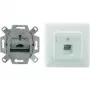 RJ-45 kištukinis lizdas Rutenbeck 138112030 Baltas