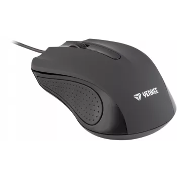 Yenkee YMS 1015BK SUVA USB laidinė pelė, 3 mygtukai, guminis paviršius, 1000DPI