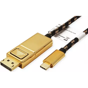 ROLINE 11.04.5848 USB grafikos adapteris 4096 x 2560 pikseliai juodas - auksinis