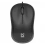 Laidinė optinė pelė DEFENDER PATCH MS-759 USB Type-A, ambidekstrinė, 1000 DPI, juoda