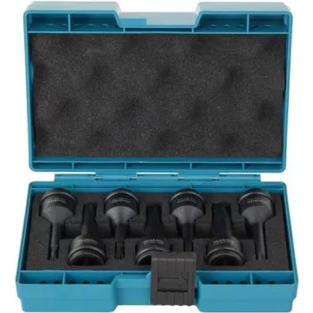 Makita E-23628 - T-impaktinių lizdų rinkinys Impack Black 1/2 colio, ilgis 78,0 mm