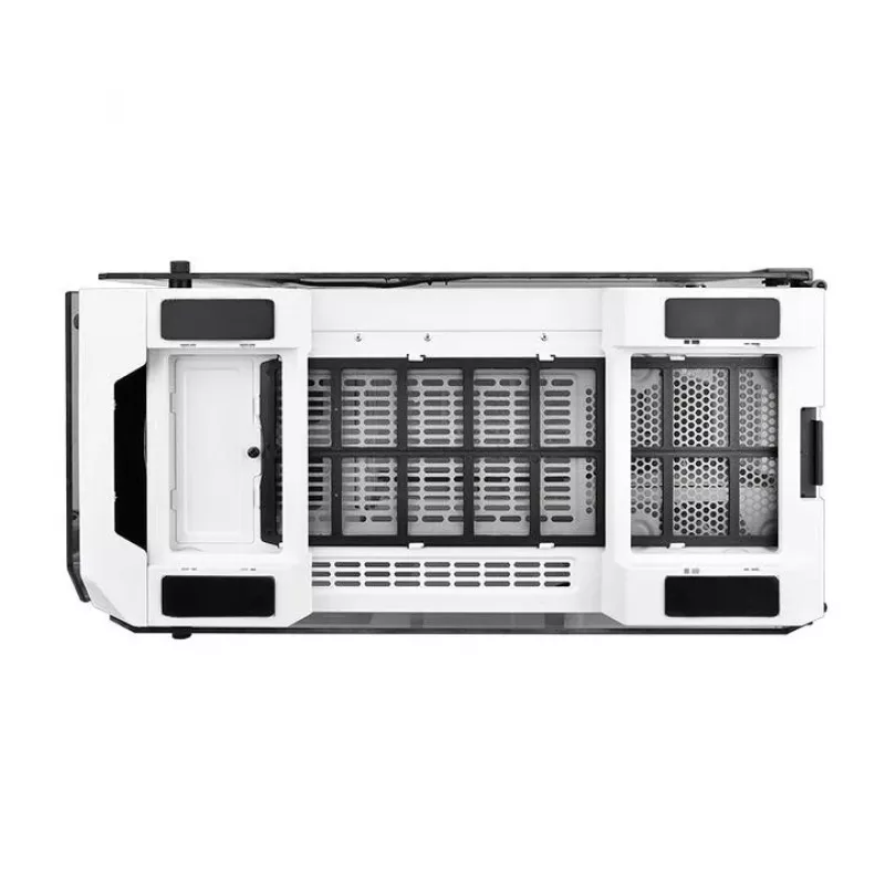 Case View 71 Riing Grūdintas Stiklas E-ATX Pilnas Bokštas - Snow Edition