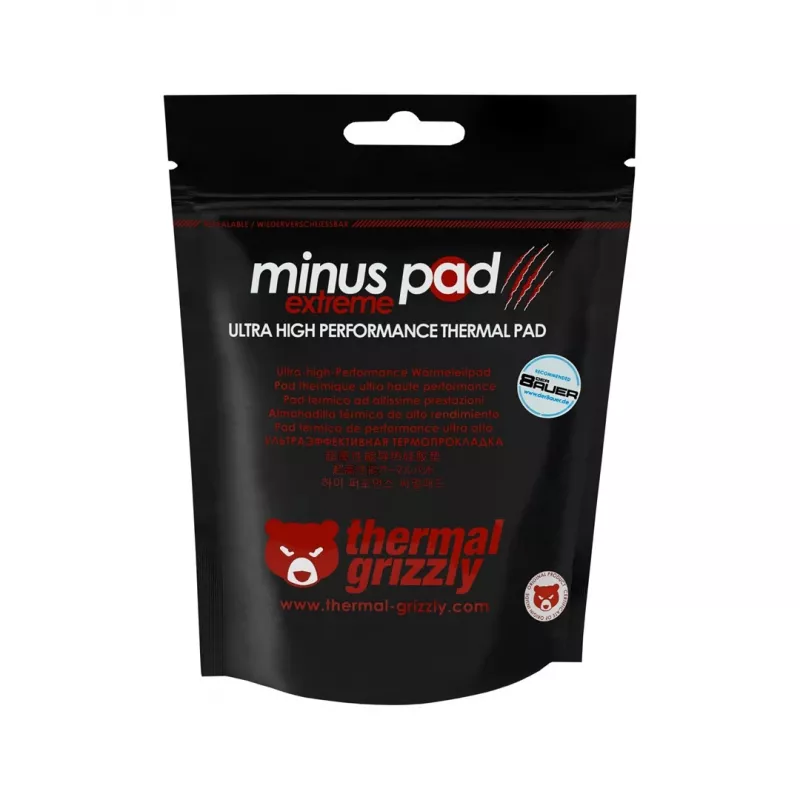 Thermal Grizzly Minus Pad Extreme terminis tarpiklis, 100 x 100 x 3 mm
